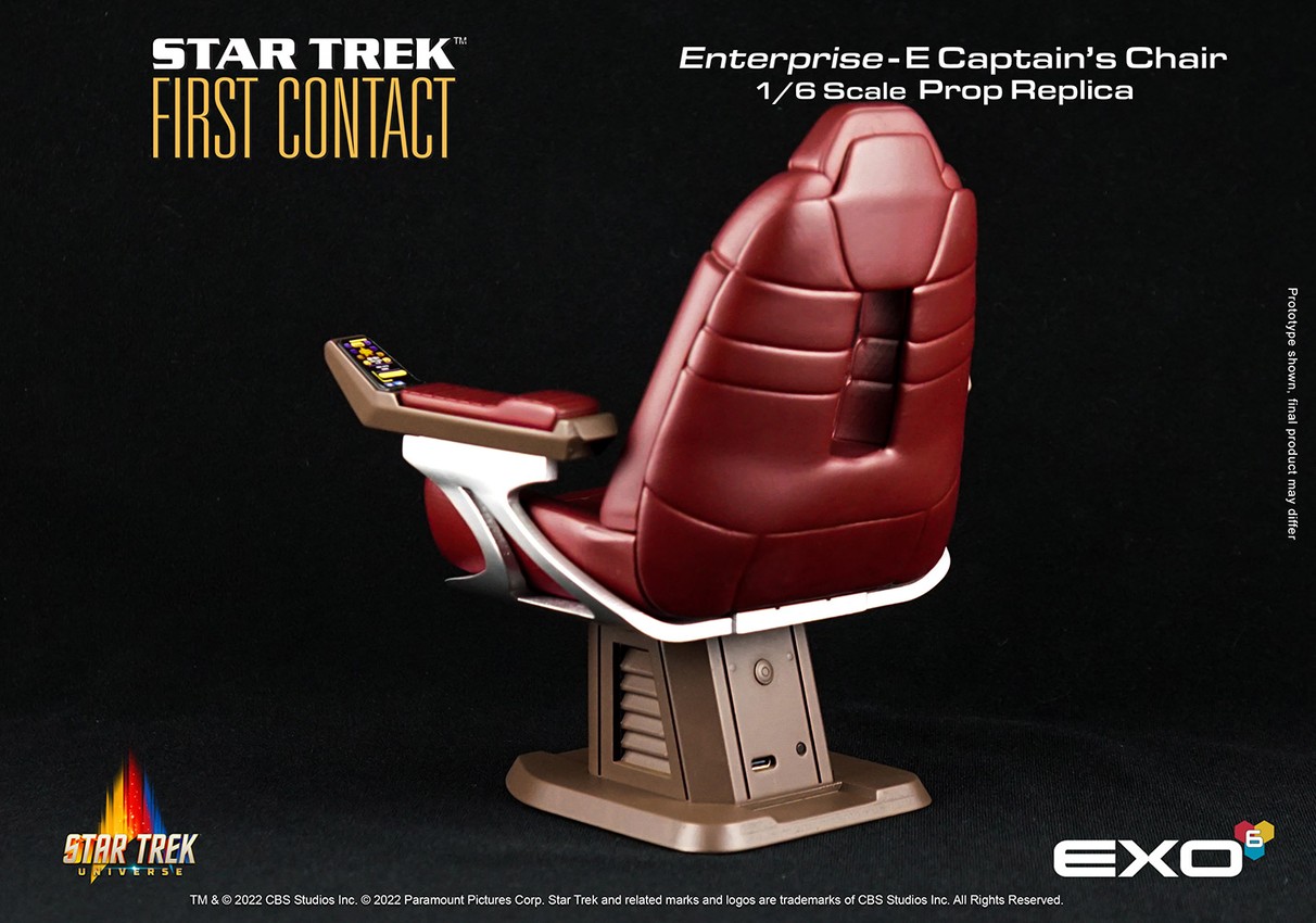 Star Trek First Contact Enterprise E Captain s Chair Prop Replica
