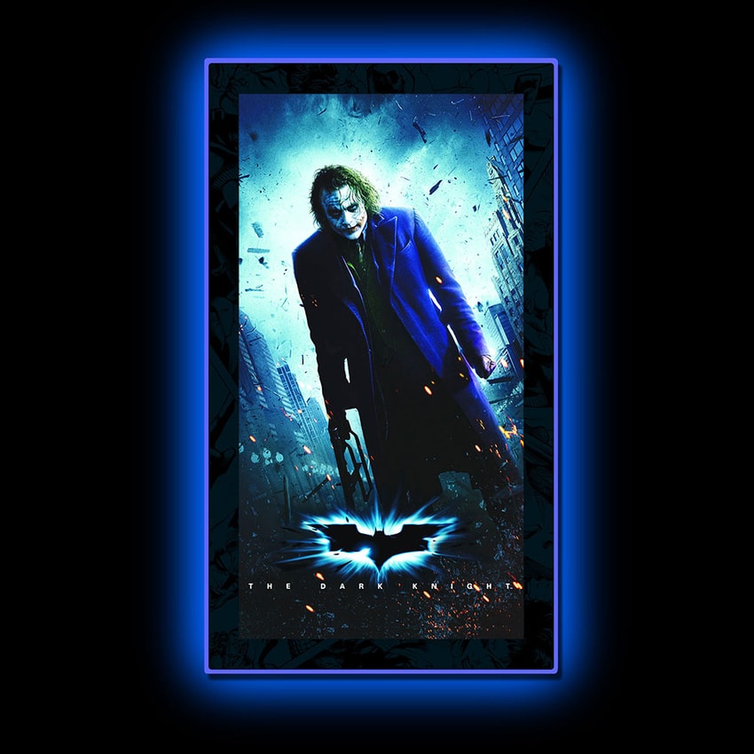 The Dark Knight Joker (04) LED Mini-Poster Light Exclusive Edition - Prototype Shown
