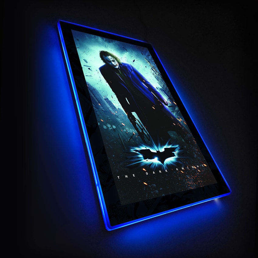 The Dark Knight Joker (04) LED Mini-Poster Light Exclusive Edition - Prototype Shown