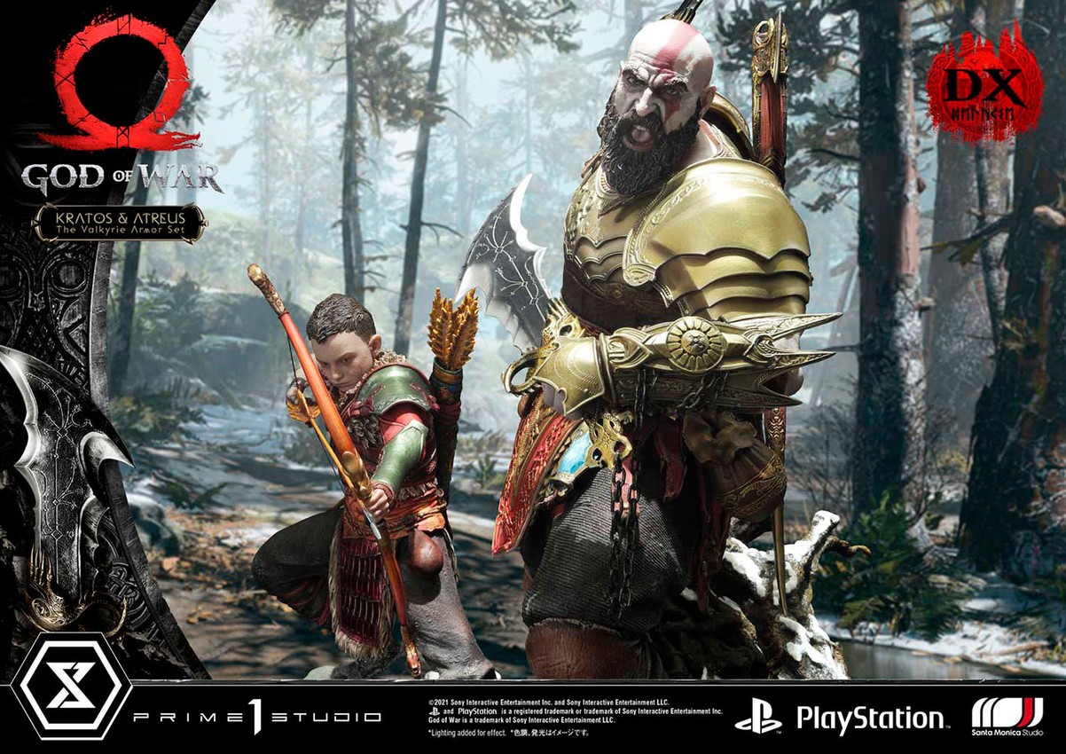 Kratos & Atreus (The Valkyrie Armor Set) Deluxe Version- Prototype Shown