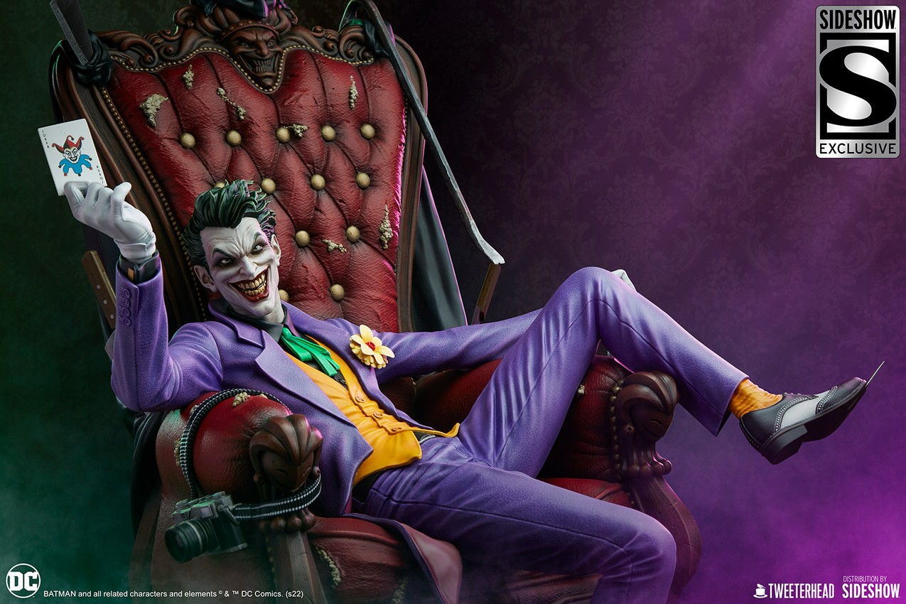 DC Comics The Joker Quarter Scale Maquette - Prototype Shown View 2