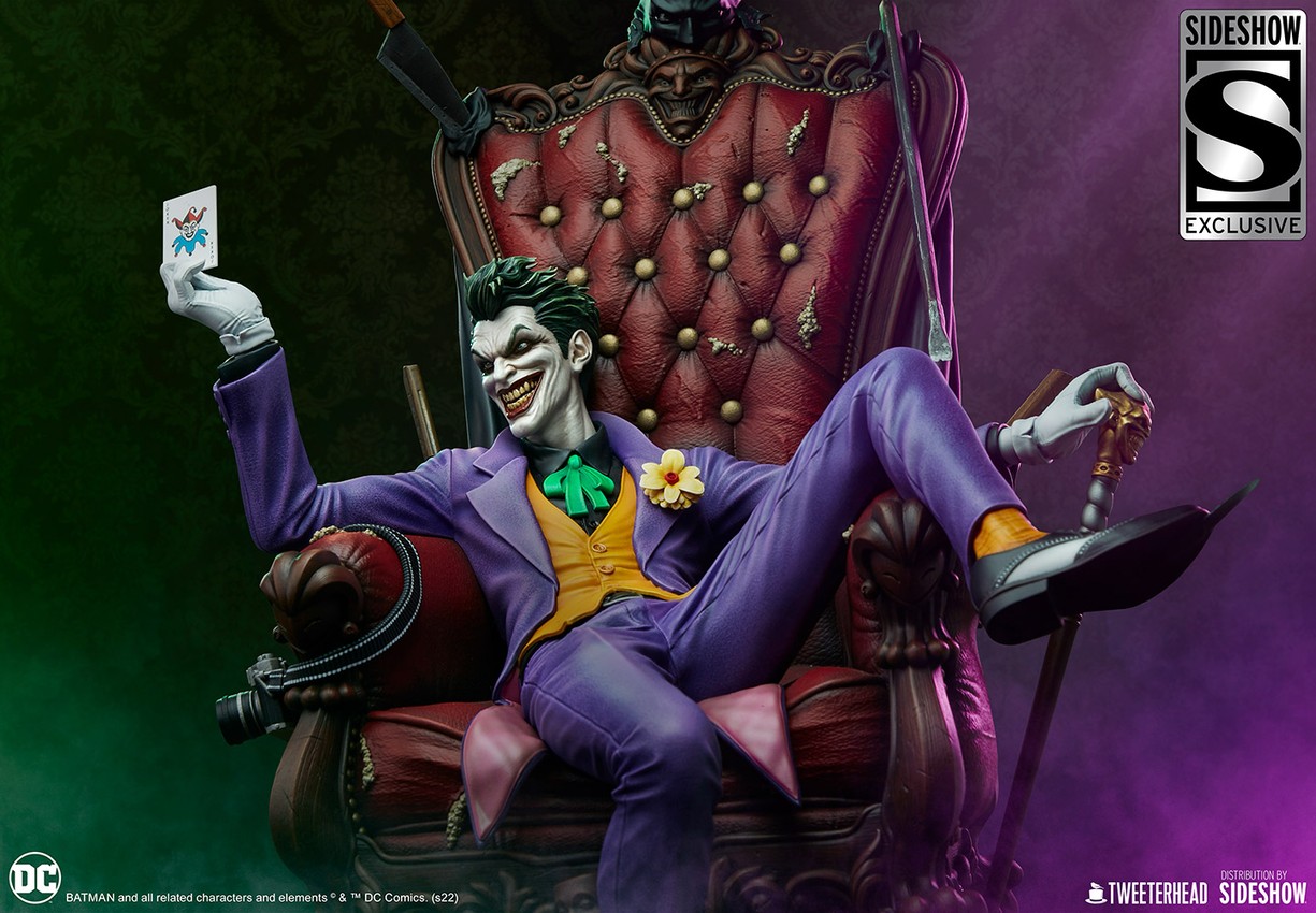DC Comics The Joker Quarter Scale Maquette - Prototype Shown View 3