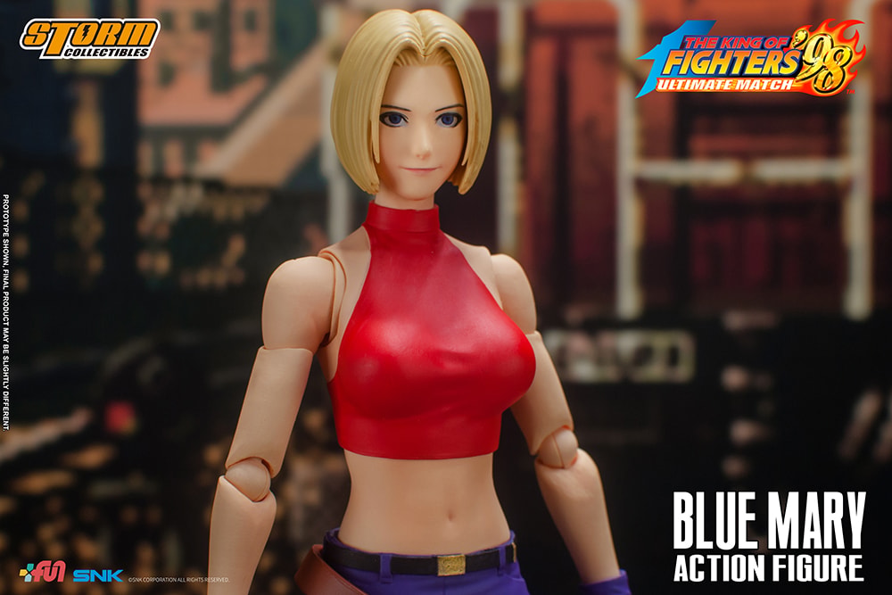 The King of Fighters Blue Mary Action Figure - Prototype Shown View 5