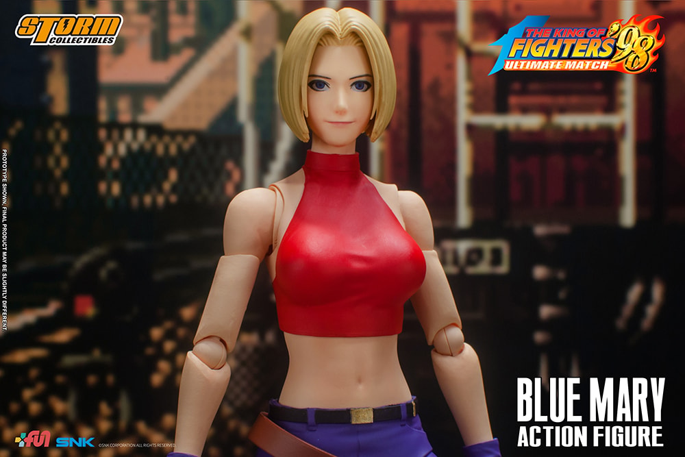 The King of Fighters Blue Mary Action Figure - Prototype Shown View 6