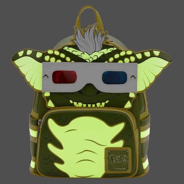 Stripe Cosplay Mini Backpack with Removable 3D Glasses View 2