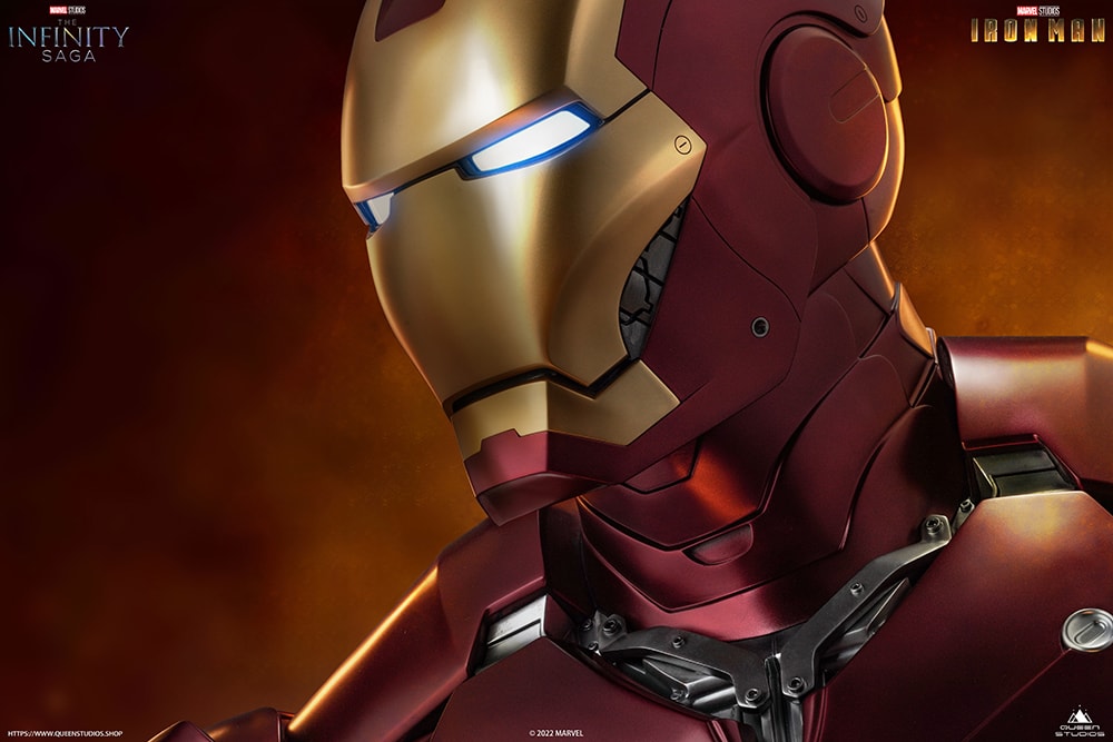 Marvel Iron Man Mark 3 Life-Size Bust - Prototype Shown View 5