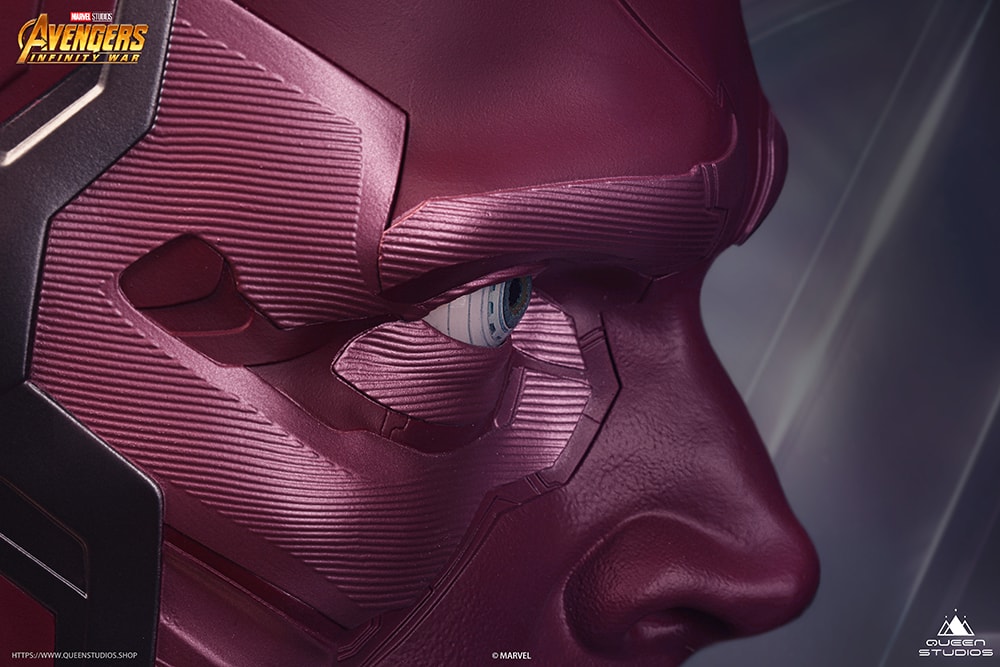 Marvel Vision Life-Size Bust - Prototype Shown View 3