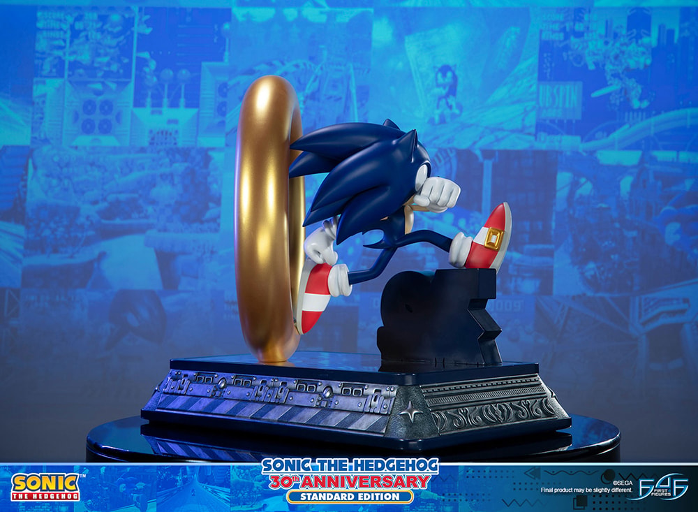 Sonic the Hedgehog Sonic The Hedgehog 30th Anniversary Statues - Prototype Shown View 5
