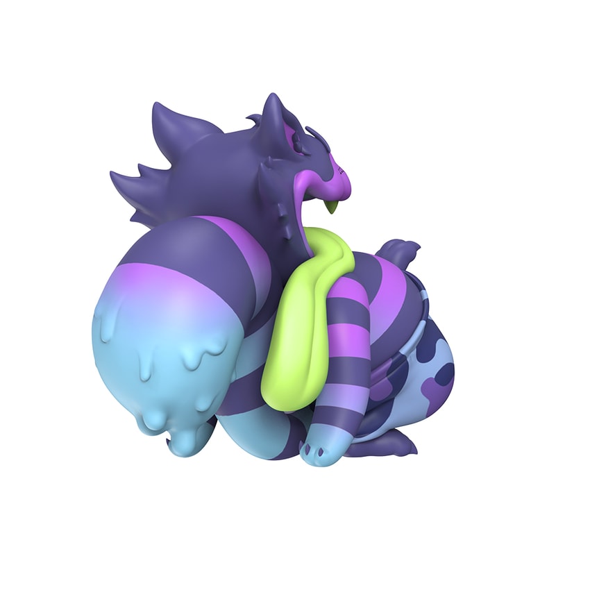 Droopy Cat (Trippy Edition) Vinyl Collectible by Mighty Jaxx
