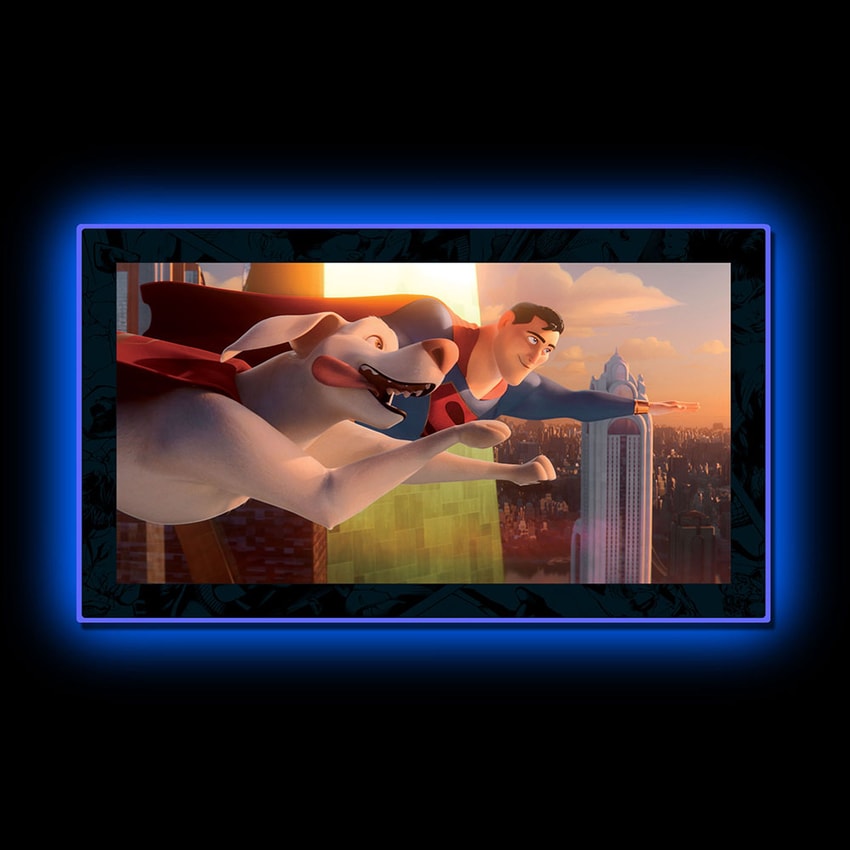 League of Super-Pets (3) LED Mini-Poster Light View 1