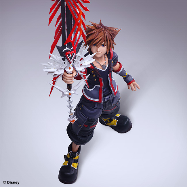 Kingdom Hearts Sora Ver. 2 (Deluxe Version) Action Figure - Prototype Shown View 6