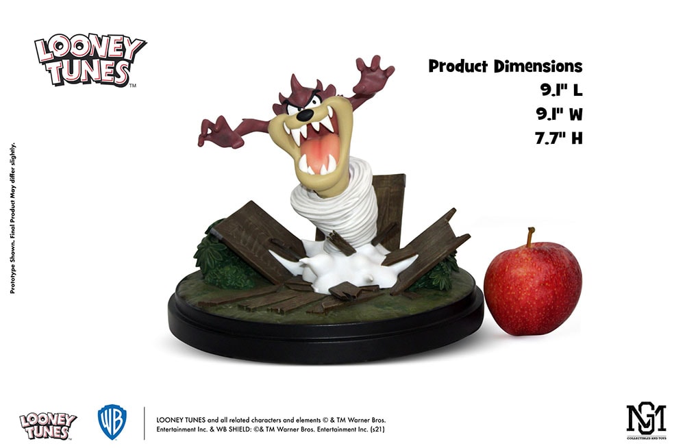 Looney Tunes Tasmanian Devil Statues - Prototype Shown View 6