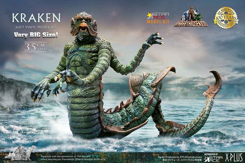 Ray Harryhausen Kraken Model Kit - Prototype Shown View 6
