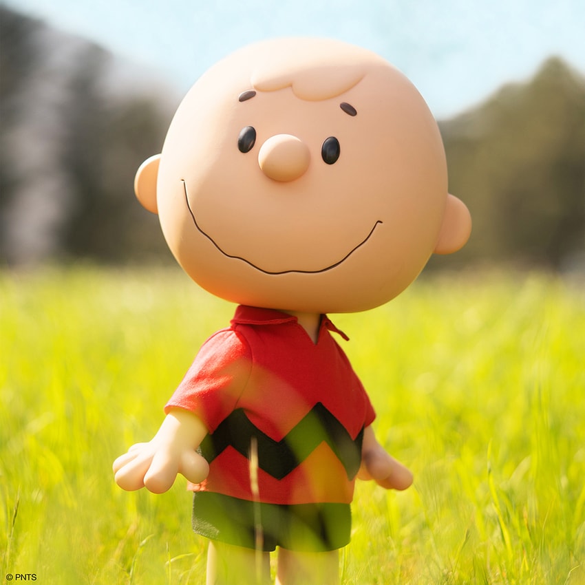 Charlie Brown (Red Shirt) Vinyl Collectible by Super 7 | Sideshow