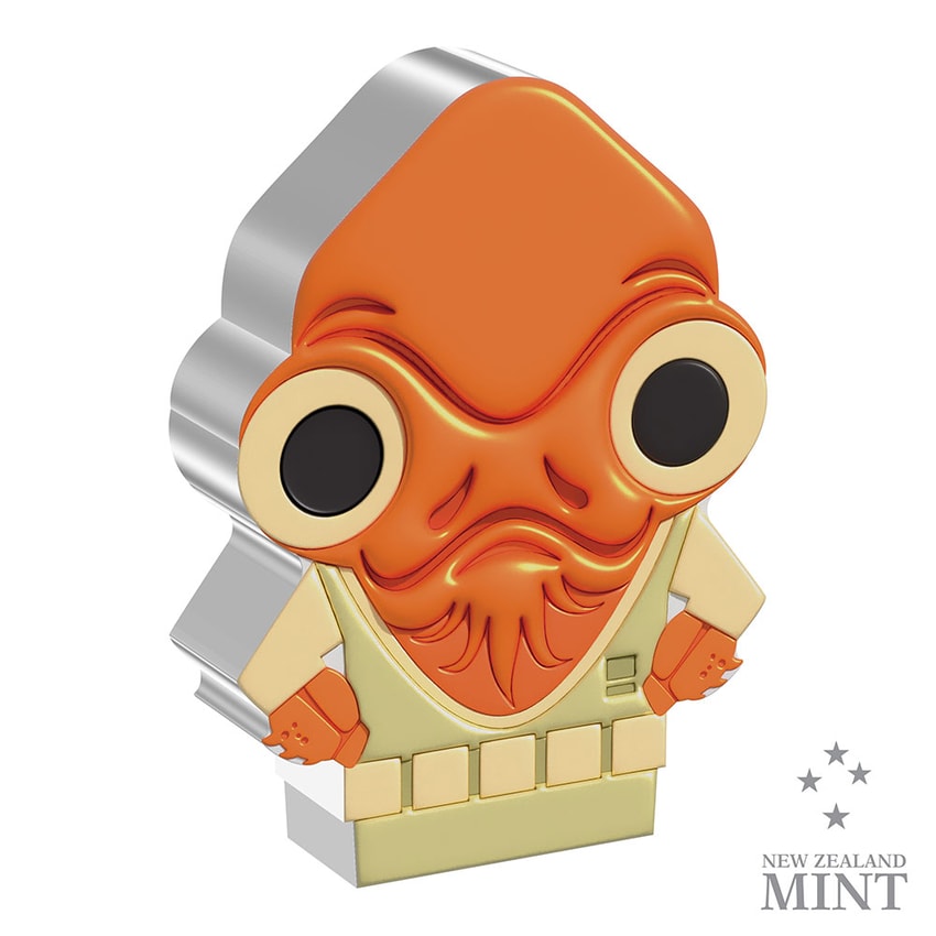 Admiral Ackbar 1oz Silver Coin- Prototype Shown