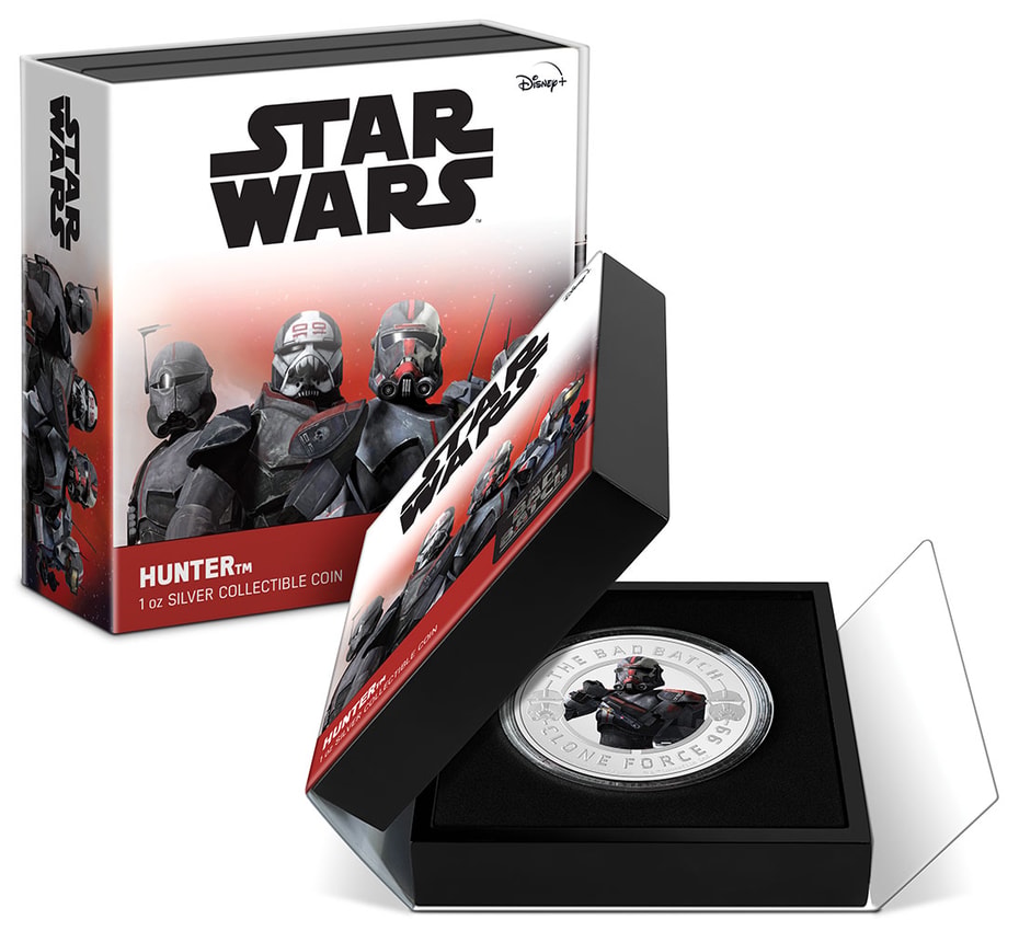 Star Wars Hunter 1oz Silver Coin Silver Collectible  View 6