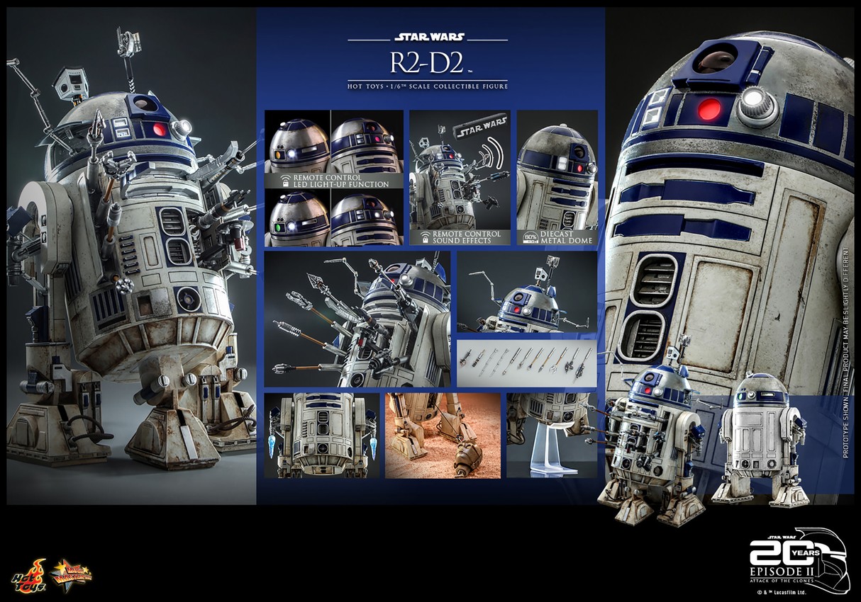 R2-D2 Sixth Scale Figure by Hot Toys | Sideshow Collectibles