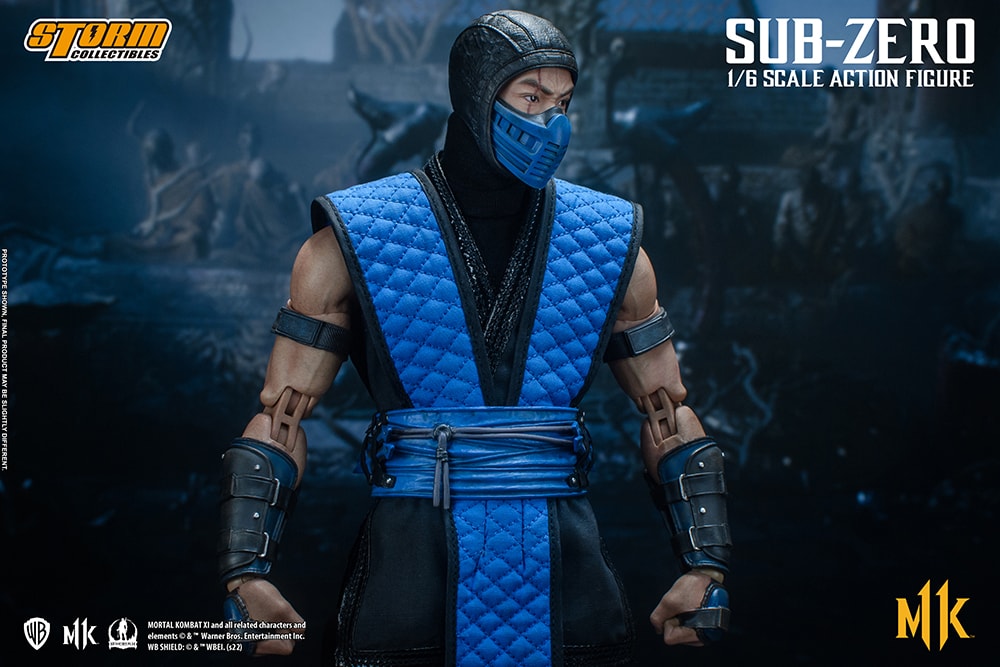 Mortal Kombat Sub-Zero Action Figure - Prototype Shown View 4