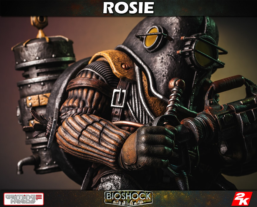 BioShock Big Daddy - Rosie Statues  Collector Edition - Prototype Shown View 6