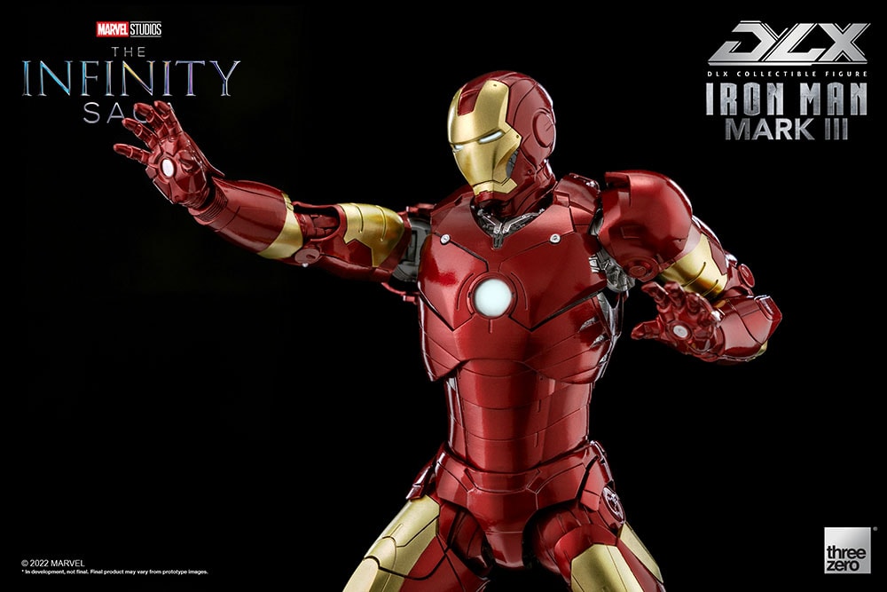 Marvel DLX Iron Man Mark 3 Collectible Figure - Prototype Shown View 5