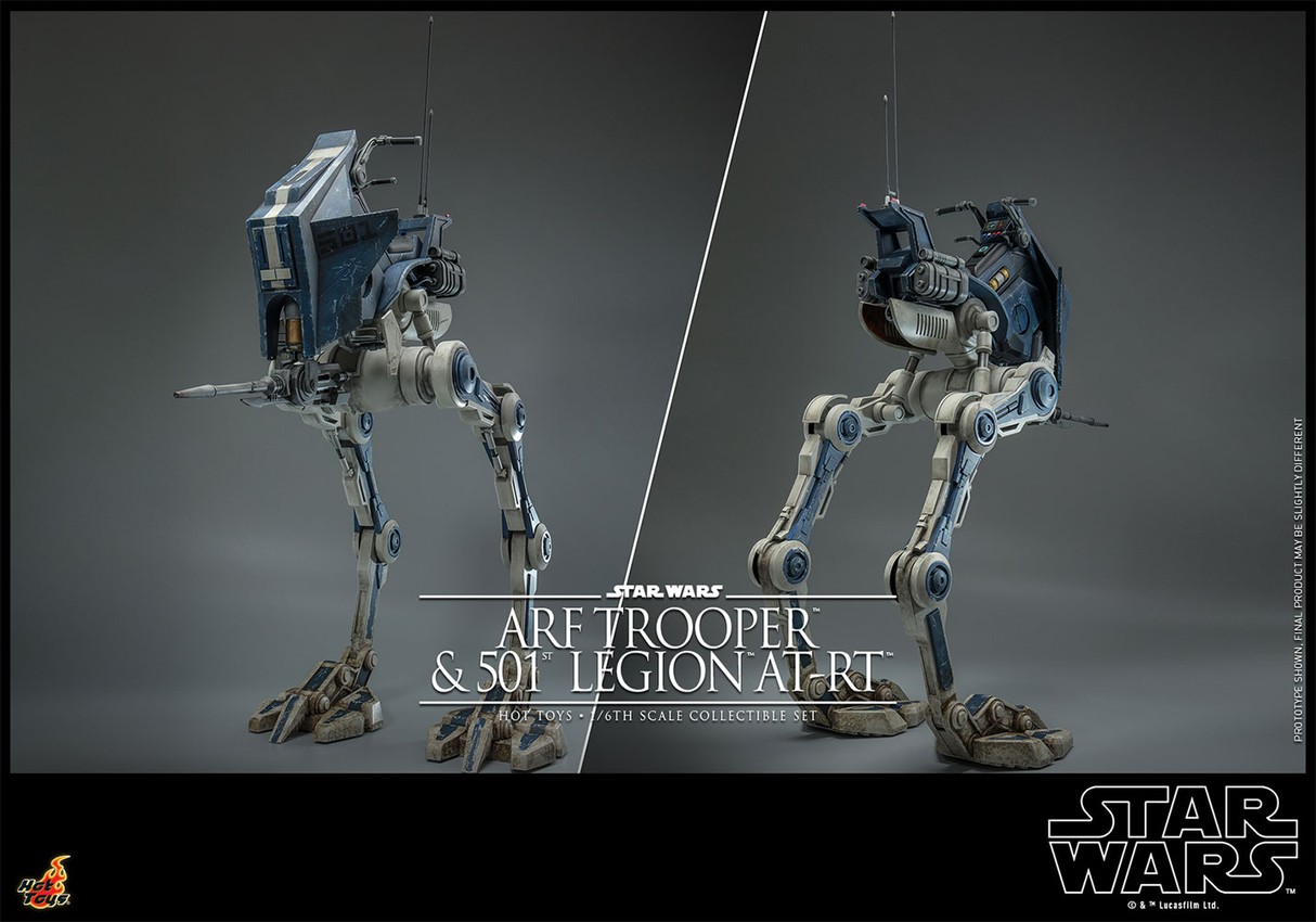 ARF Trooper and 501st Legion AT-RT- Prototype Shown