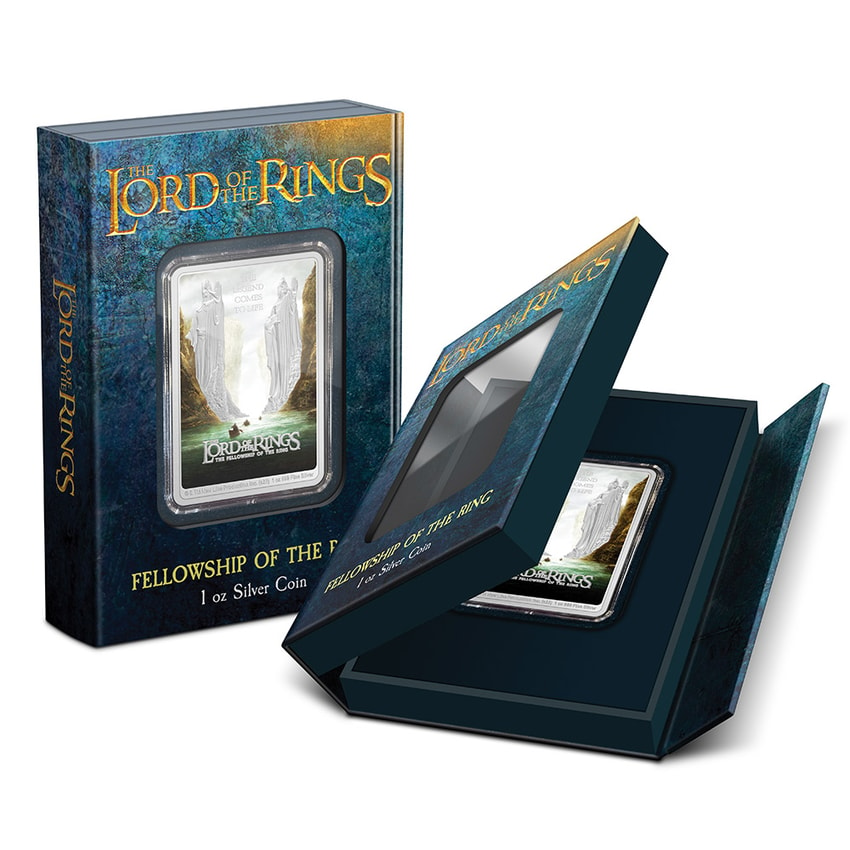 The Lord of the Rings: The Fellowship of the Ring Movie Poster 1oz Silver Coin- Prototype Shown