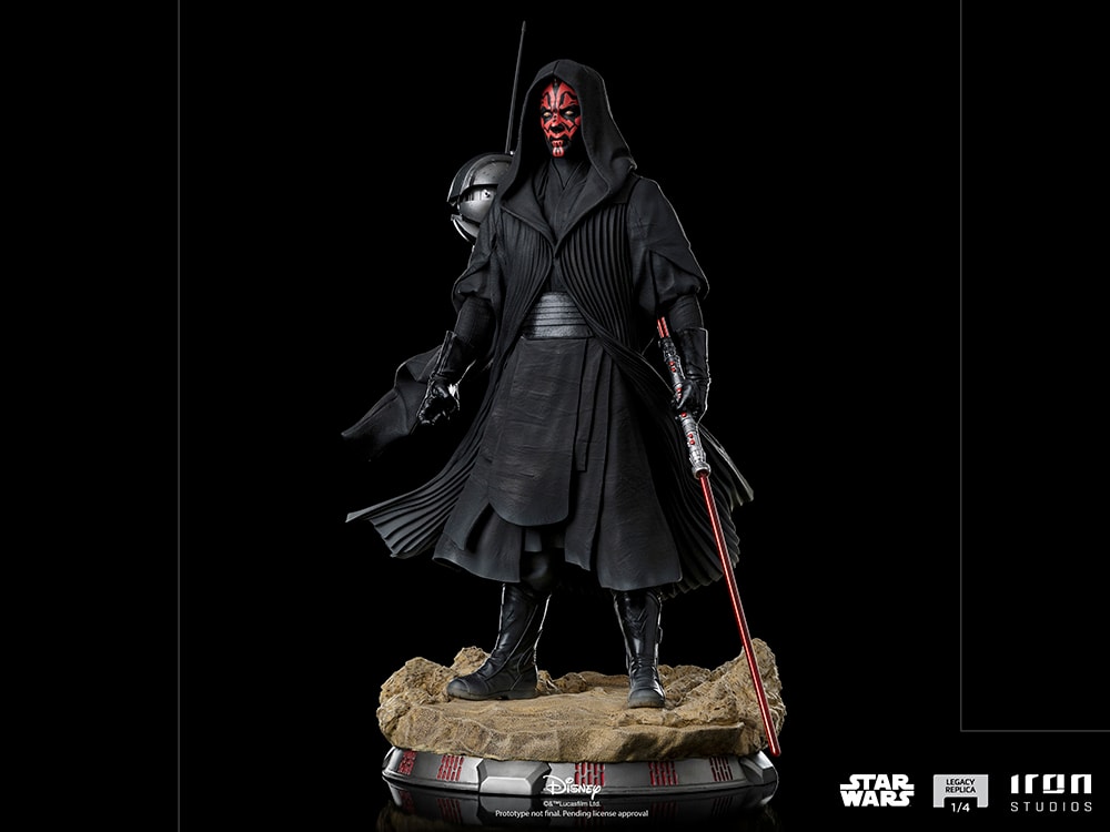 Star Wars Darth Maul Statues - Prototype Shown View 3