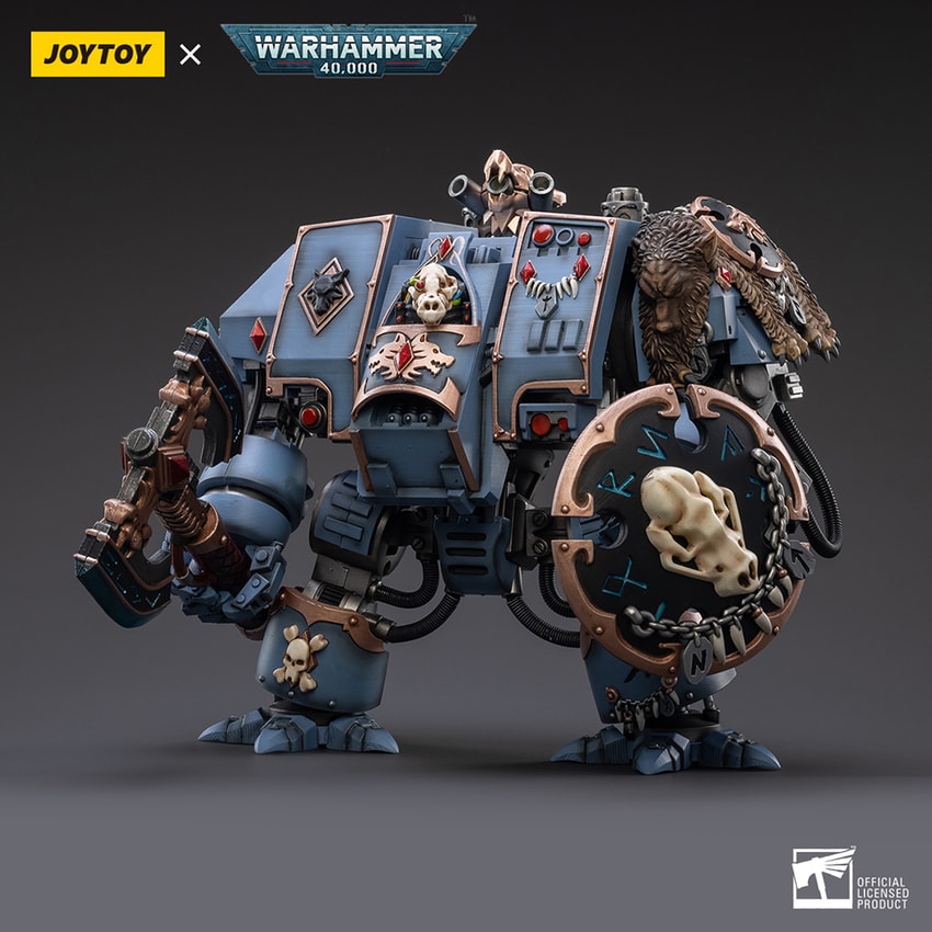 Space Wolves Venerable Dreadnought Brother Hvor- Prototype Shown View 1