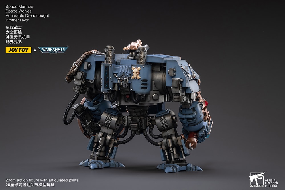 Space Wolves Venerable Dreadnought Brother Hvor- Prototype Shown View 5