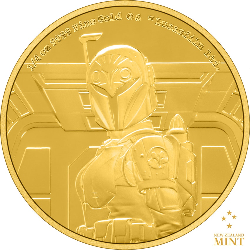 Bo-Katan Kryze ¼oz Gold Coin- Prototype Shown
