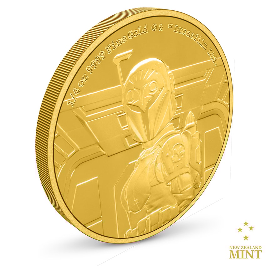 Bo-Katan Kryze ¼oz Gold Coin- Prototype Shown