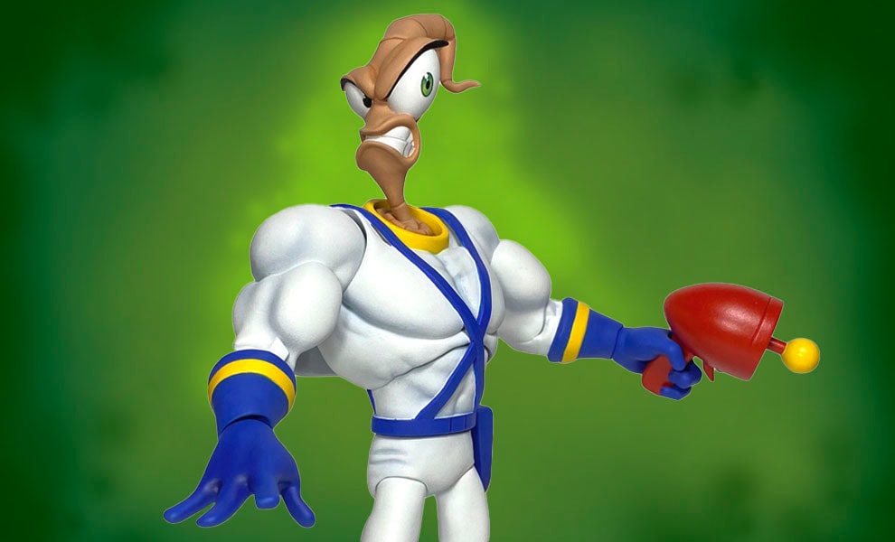 Earthworm Jim Earthworm Jim & Snott Action Figure - Prototype Shown View 1