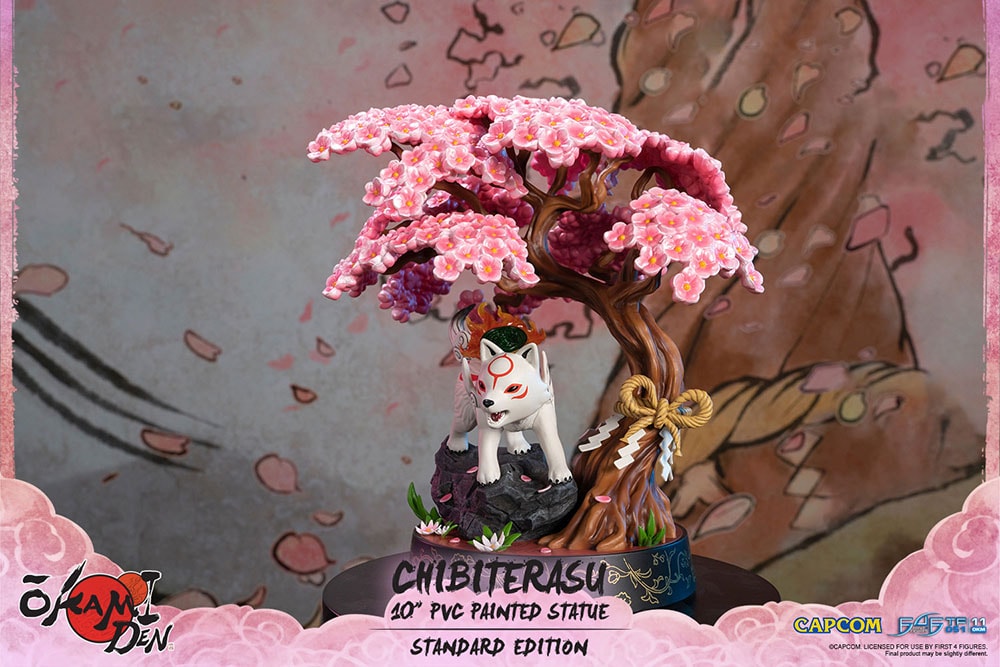Okami Okamiden: Chibiterasu Standard Edition Statues - Prototype Shown View 2