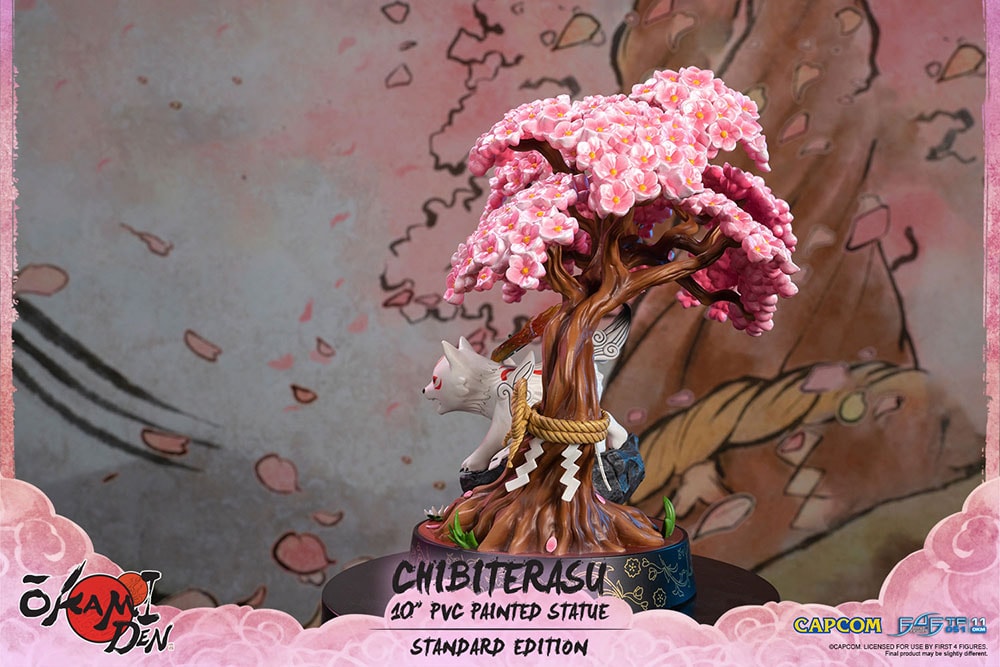 Okami Okamiden: Chibiterasu Standard Edition Statues - Prototype Shown View 3