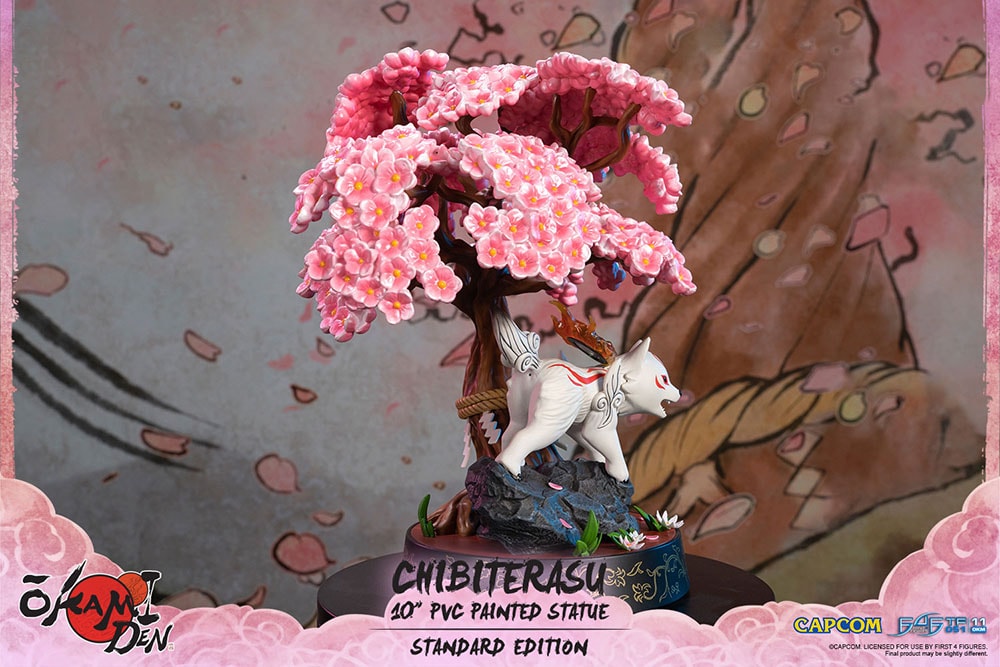 Okami Okamiden: Chibiterasu Standard Edition Statues - Prototype Shown View 6