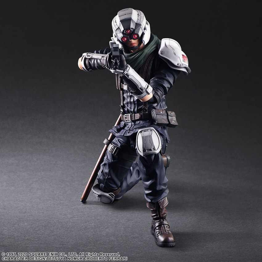 サイラス　World of Pain Policeman フィギュア Shinra Security Officer PLAY ARTS KAI Action Figure by Square Enix
