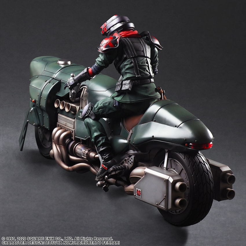 Shinra Elite Security Officer and Motorcycle Set- Prototype Shown