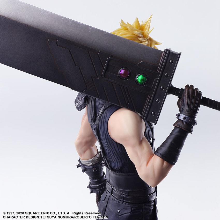 Cloud Strife STATIC ARTS Figure by Square Enix | Sideshow Collectibles