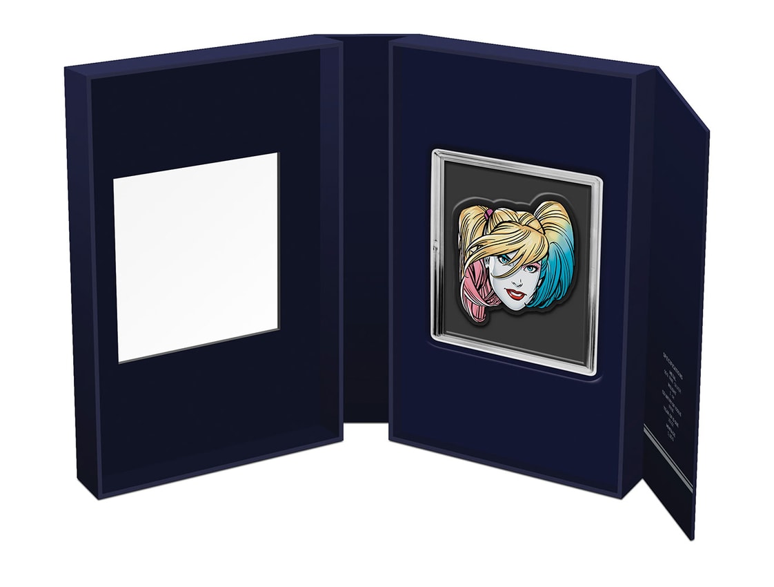Harley Quinn 1oz Silver Coin- Prototype Shown View 5