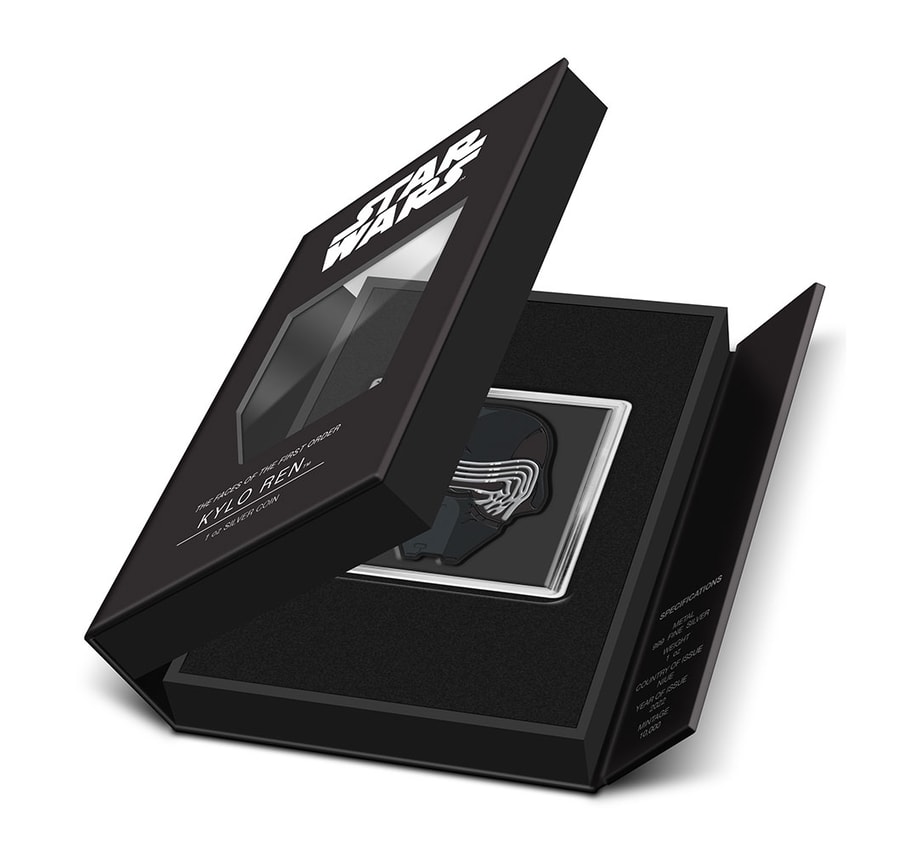 Kylo Ren 1oz Silver Coin- Prototype Shown