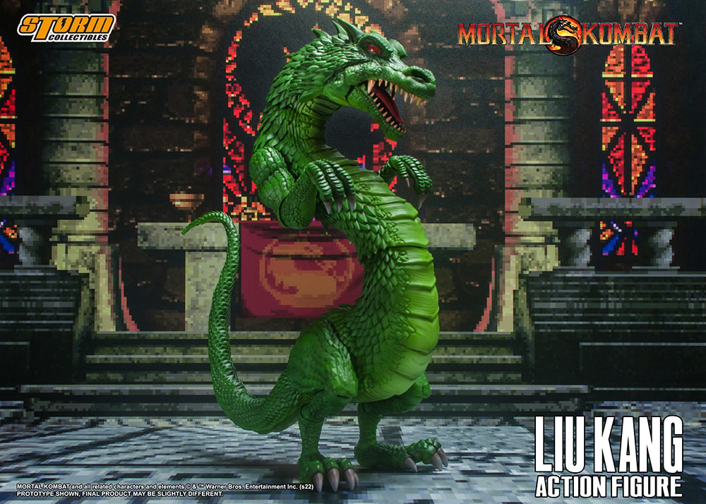 Mortal Kombat Liu Kang Action Figure - Prototype Shown View 6