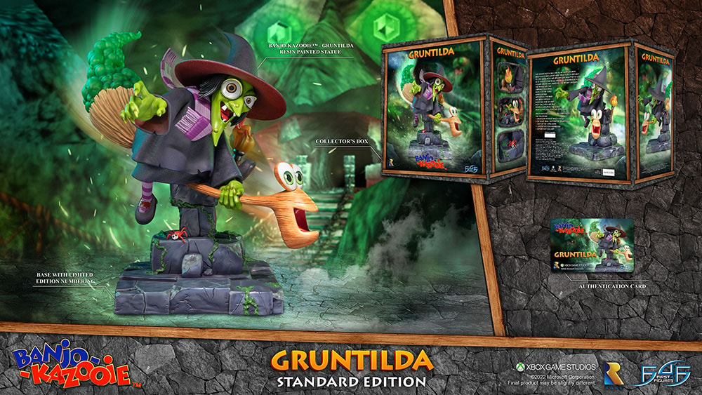 Banjo-Kazooie Gruntilda Statues - Prototype Shown View 1