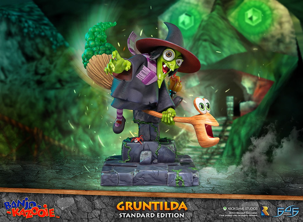 Banjo-Kazooie Gruntilda Statues - Prototype Shown View 2