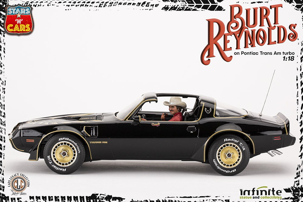 Burt Reynolds on Pontiac Firebird Trans Am 1980- Prototype Shown