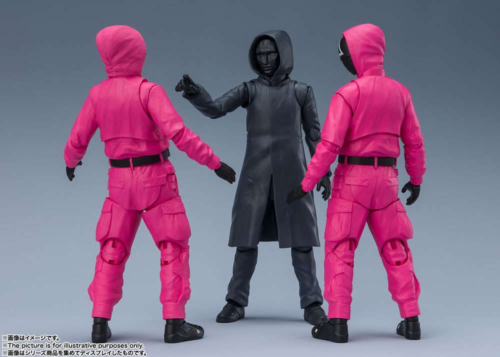 Squid Game Masked Soldier Collectible Figure - Prototype Shown View 6