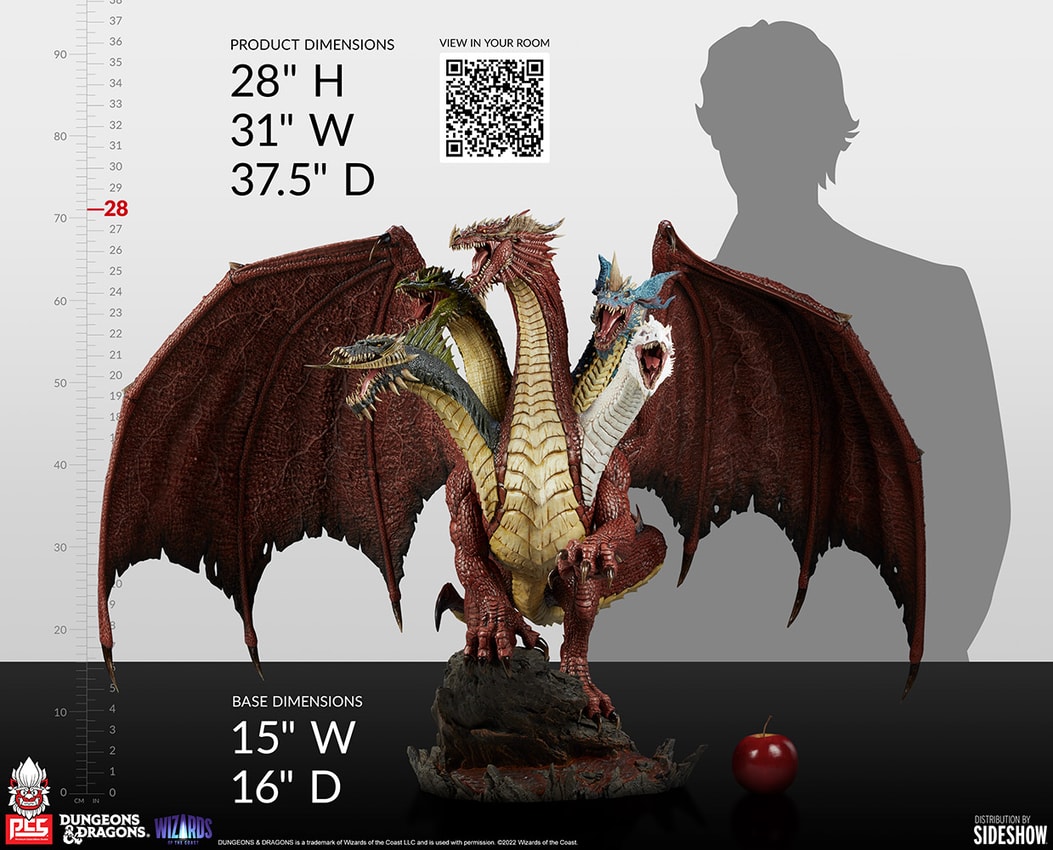 Dungeons & Dragons Tiamat (Deluxe Edition) Statues - Prototype Shown View 5