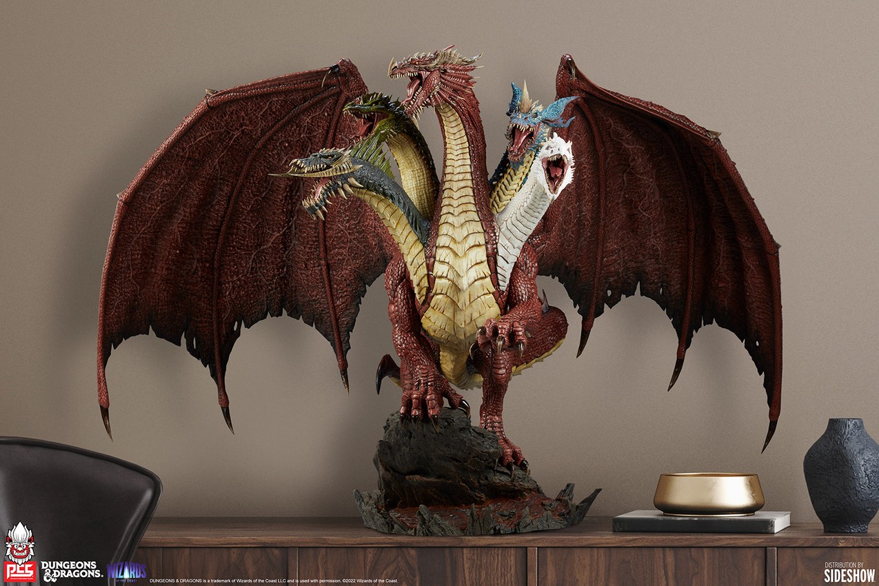 Dungeons & Dragons Tiamat (Deluxe Edition) Statues - Prototype Shown View 4