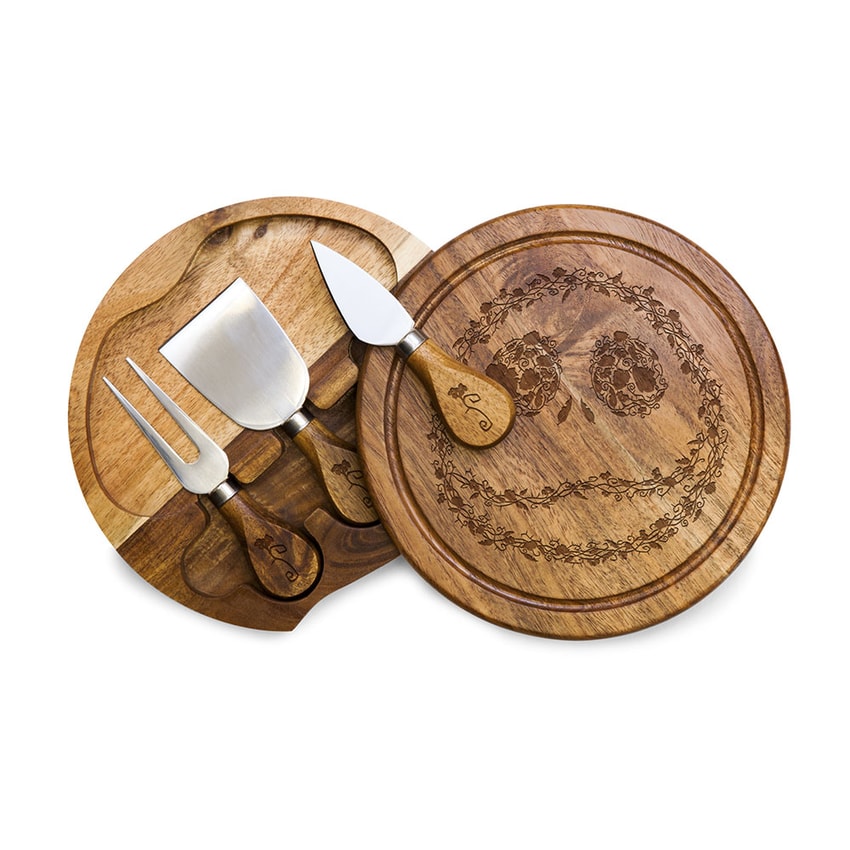 Jack Skellington Acacia Brie Cheese Cutting Board and Tool Set- Prototype Shown