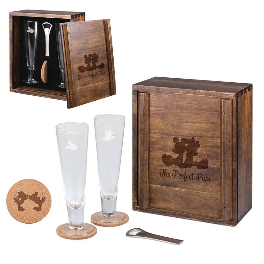 Mickey and Minnie Beverage Glass Set- Prototype Shown