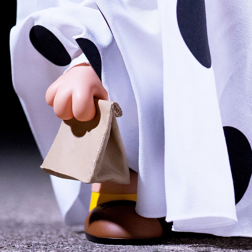 Peanuts Charlie Brown (Ghost Sheet) Vinyl Collectible - Prototype Shown View 6